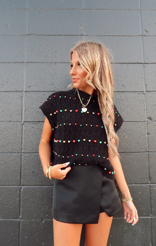 Beaded Sweater Vest