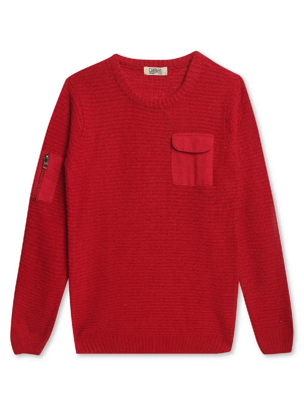 Boys Red Sweater