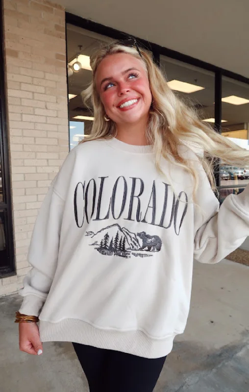 Colorado Embroidered Oversized Sweatshirt