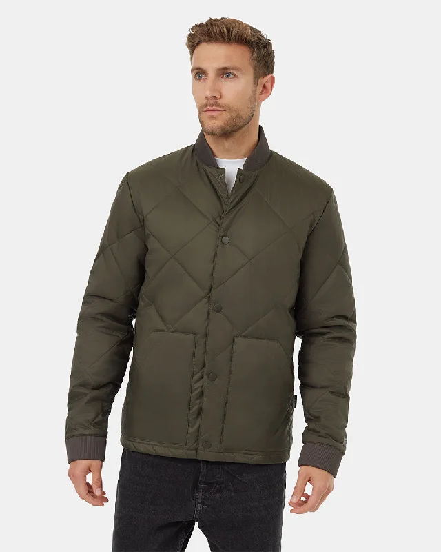 Diamond Padded Bomber Jacket