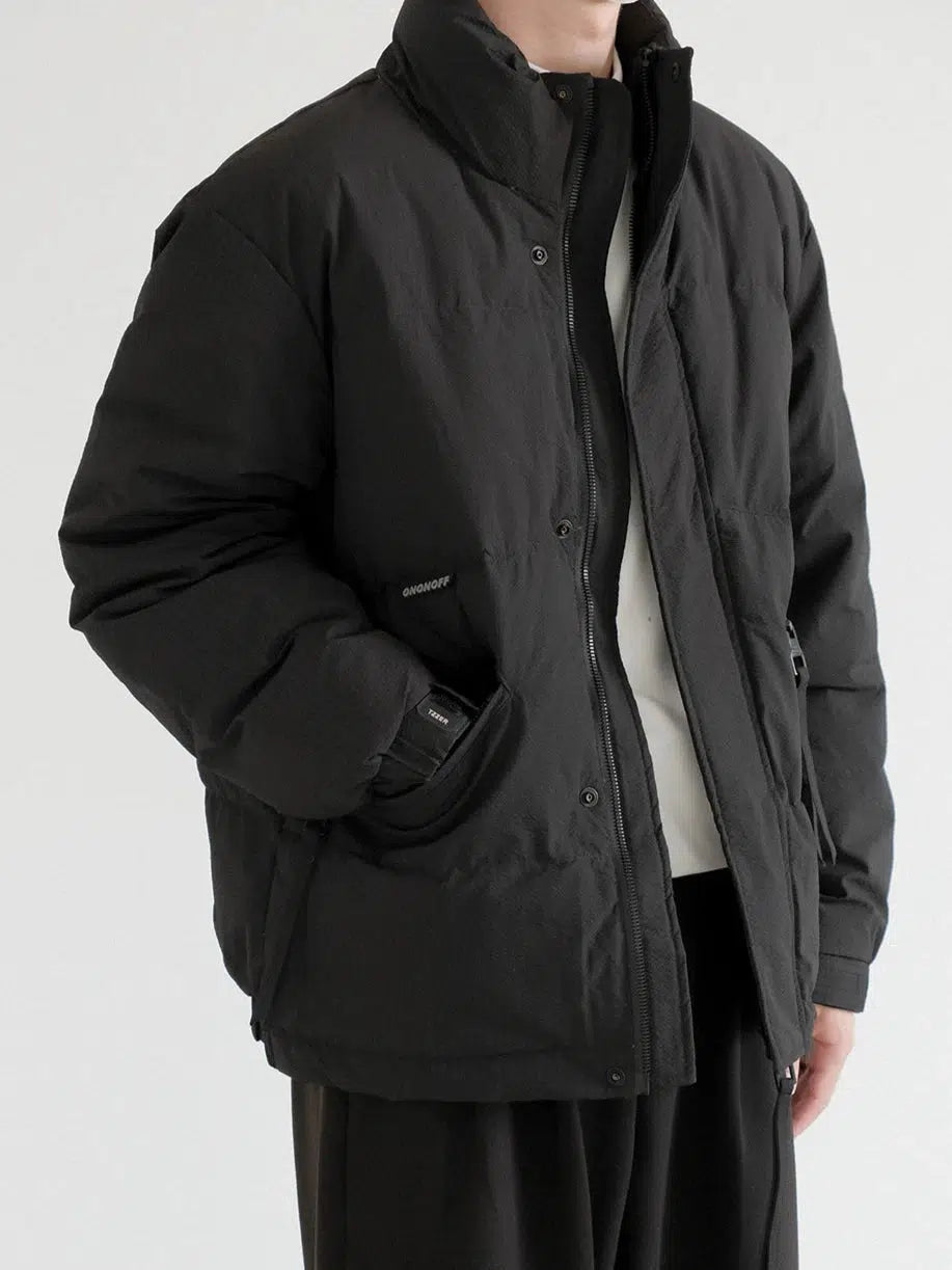 High Collar Insulated Down Jacket