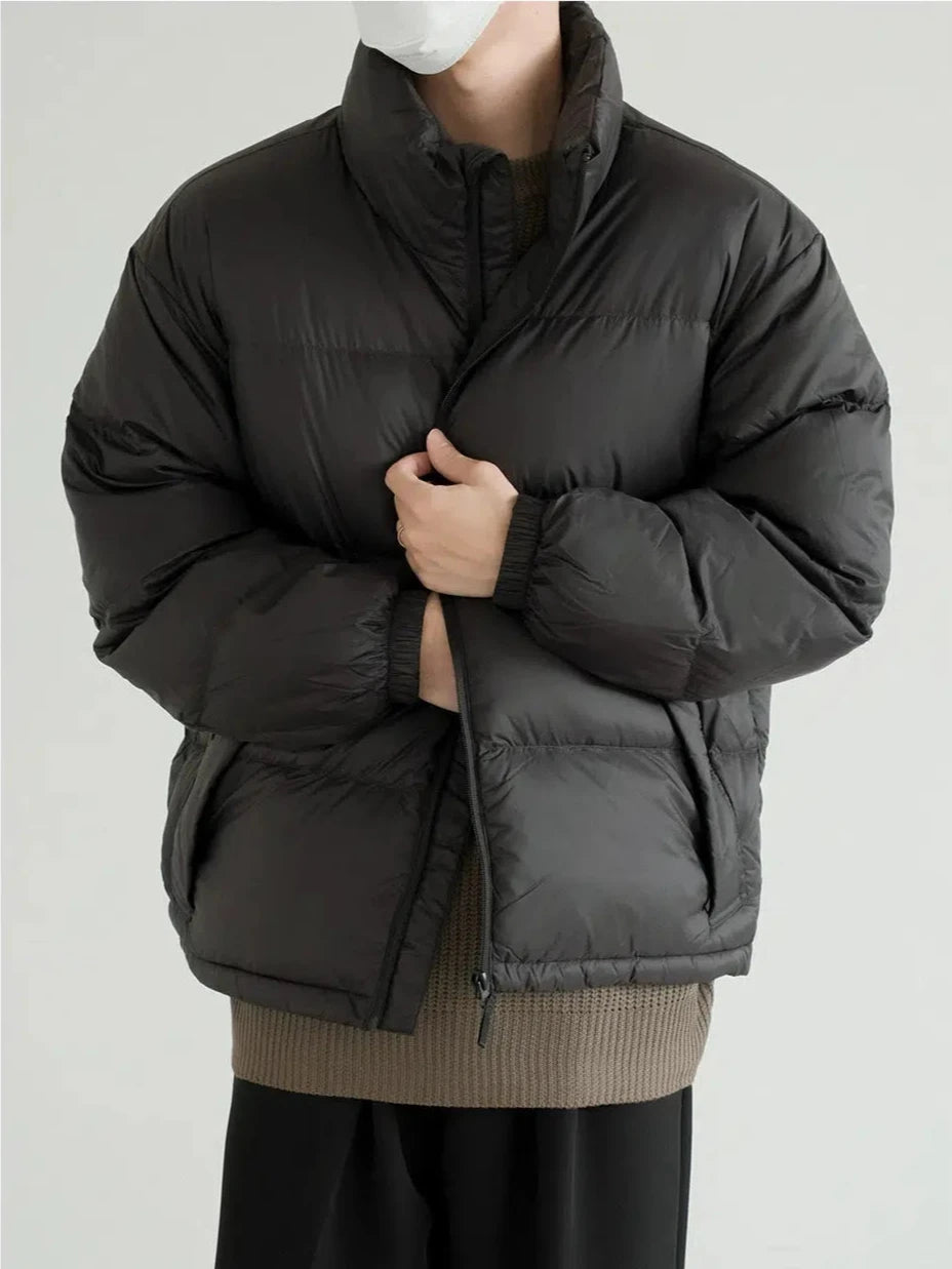 High Collar Puffer Down Jacket