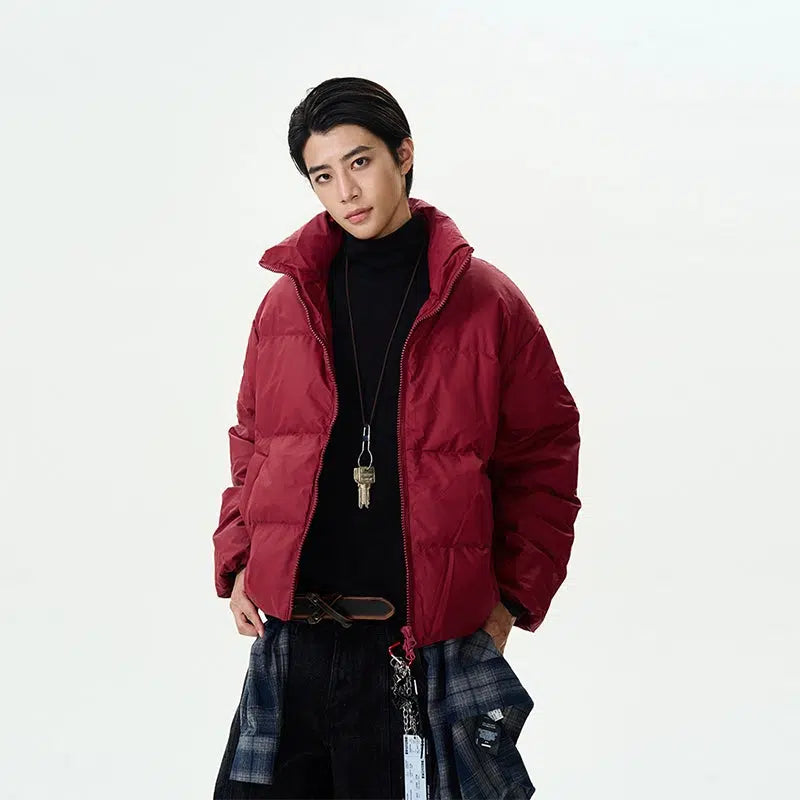 High Neck Collar Down Jacket