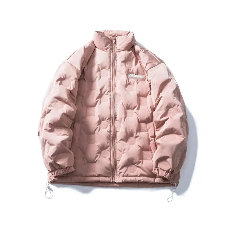 Zip Up Puffer Velvet