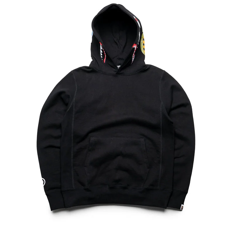 A Bathing Ape Shark Pullover Hoodie - Black