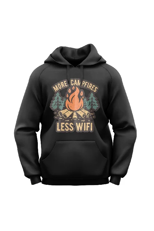 "Campfire Connection" Eco-Friendly Lightweight Unisex Hoodie