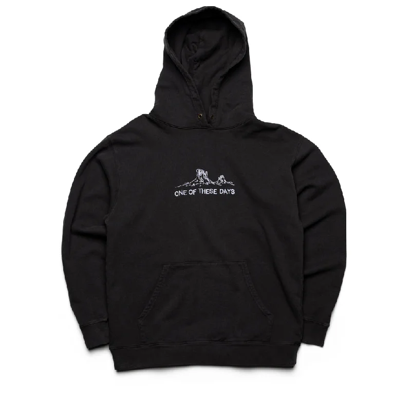 One Of These Days Counting Every Second Hoodie - Black