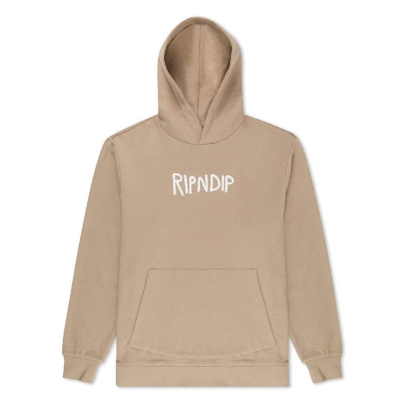 Ripndip Rubber Logo Hoodie (Sand)