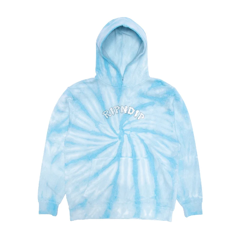 Sent From Heaven Hoodie (Light Blue Spiral Dye)