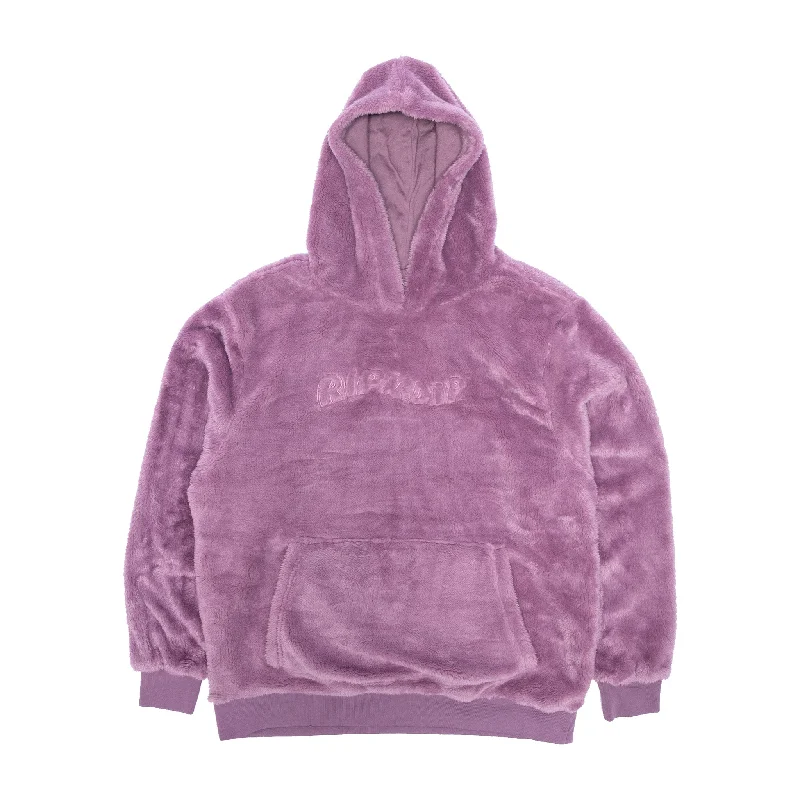 Waves Sherpa Hoodie (Mauve)