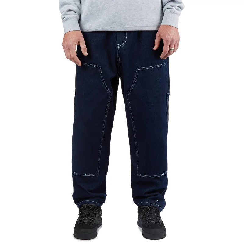 CCS 4x4 Reinforced Baggy Taper Denim Jeans - Overdyed Navy