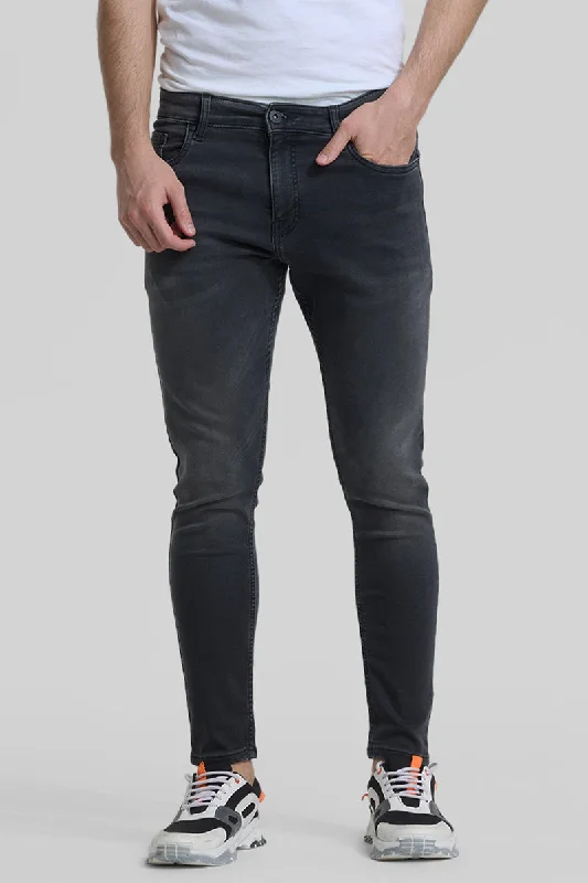 Charcoal Grey Skinny Fit Jeans