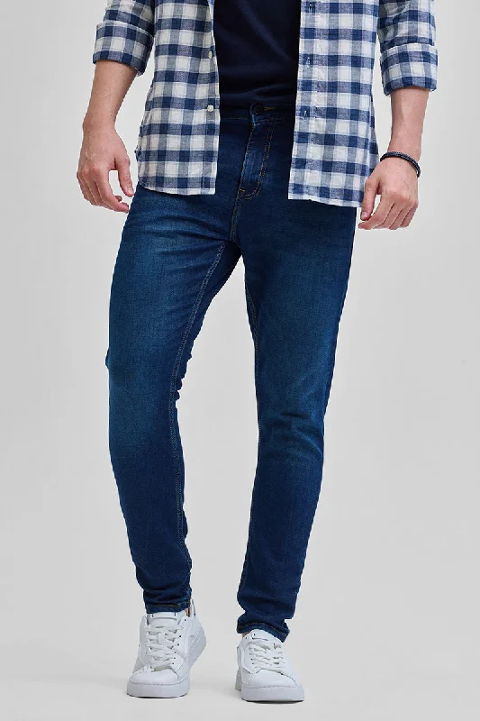 Dark Blue Skinny Fit Jeans