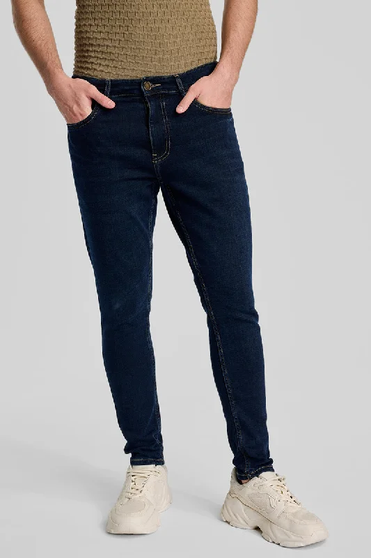 Dark Blue Skinny Fit Jeans