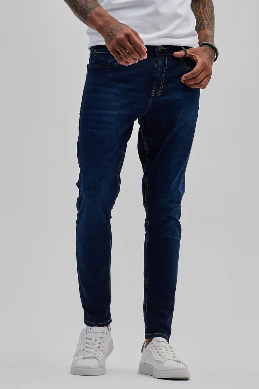 Dark Blue Skinny Fit Jeans