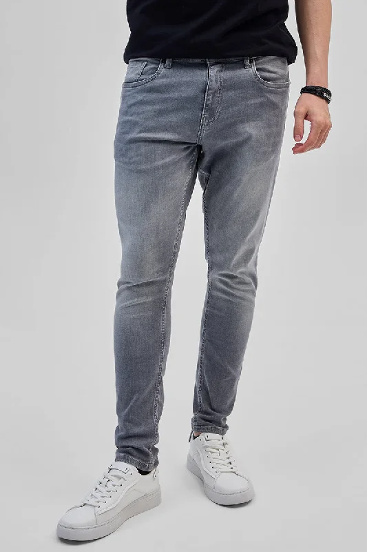 Light Grey Skinny Fit Jeans