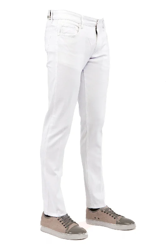 Men's Skinny-Stretch Jean, White 714