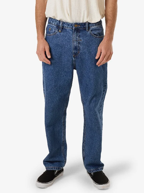 Slacker Denim Jean - Double Rinsed Blues