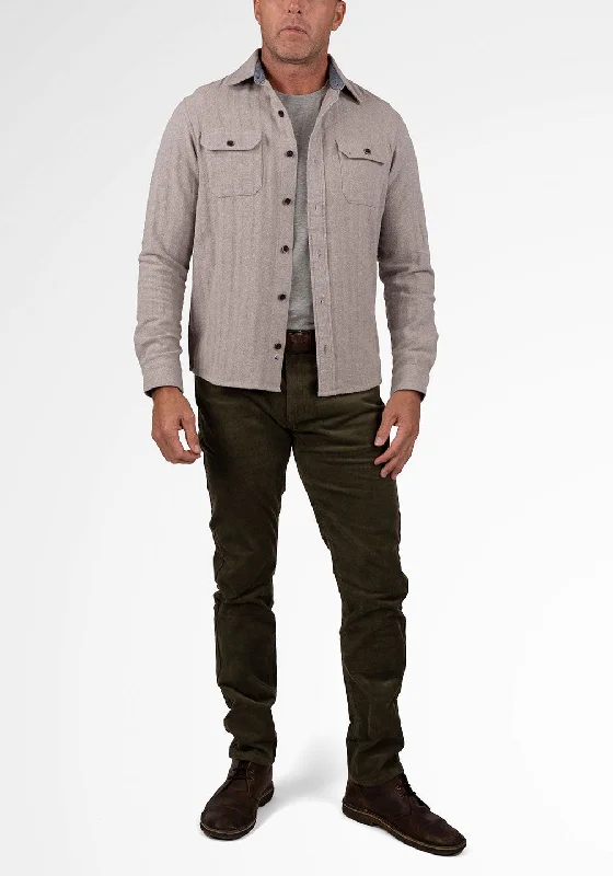 Brushed Heavy Twill Overshirt