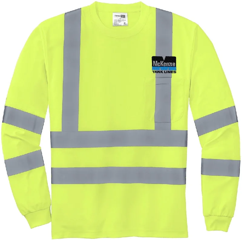 CornerStone ANSI 107 Class 3 Long Sleeve Snag-Resistant Reflective T-Shirt