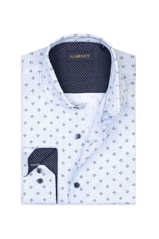 Micro Diamond Printed Shirt