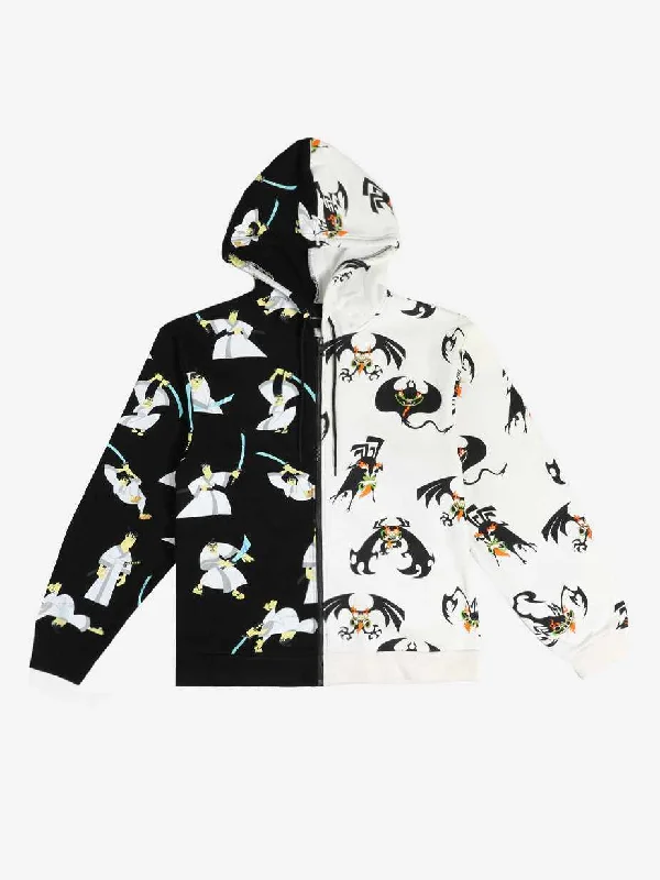 Samurai Jack Split Zip Hoodie