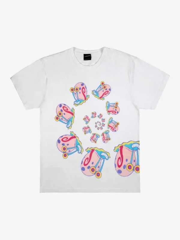 Gary Spiraling White Tee