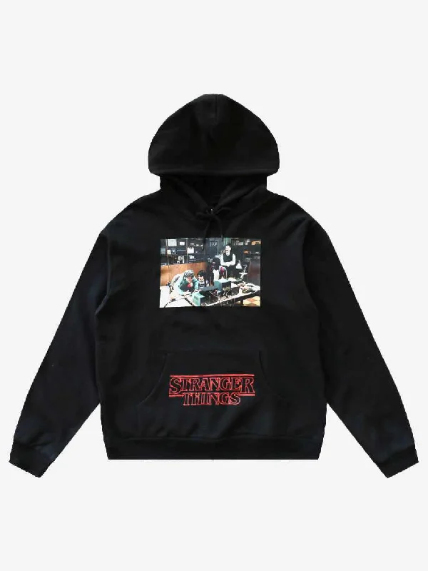 Hawkins AV Club Black Hoodie