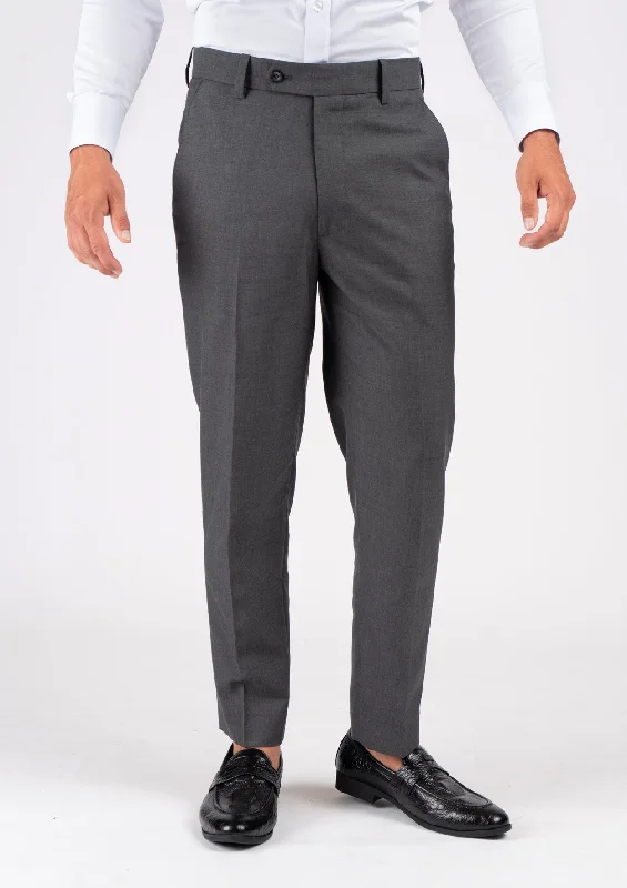 Charcoal Sharkskin Pants