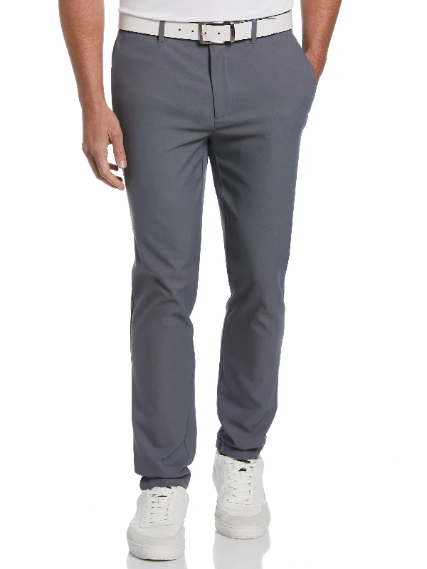 Men's Flat Front Solid Golf Trousers