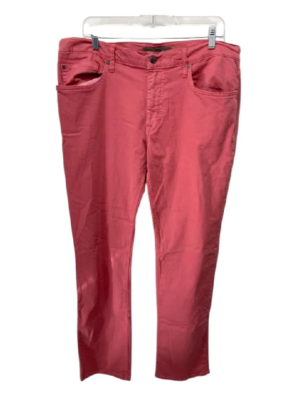 Joes Size 36 Pink Cotton Solid Zip Fly Men's Pants