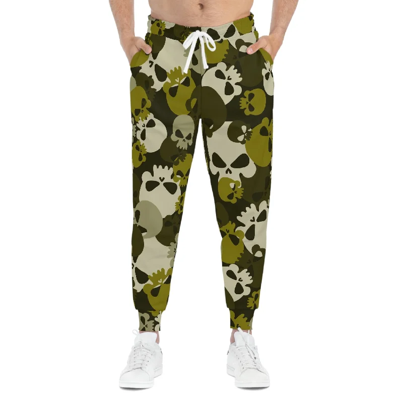 Men's Skull Camo Athletic Joggers