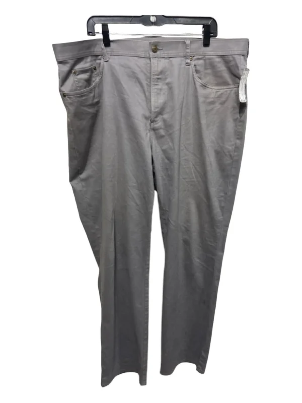 Onward Reserve Size 42 Dark Gray Cotton Blend Solid Khakis Men's Pants