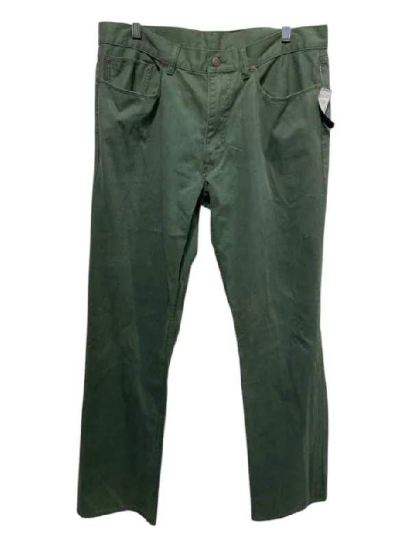 Polo Size 36 Olive Cotton Blend Solid Khakis Men's Pants