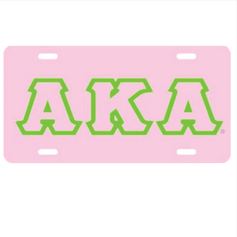 AKA Auto Tag Pink/Green