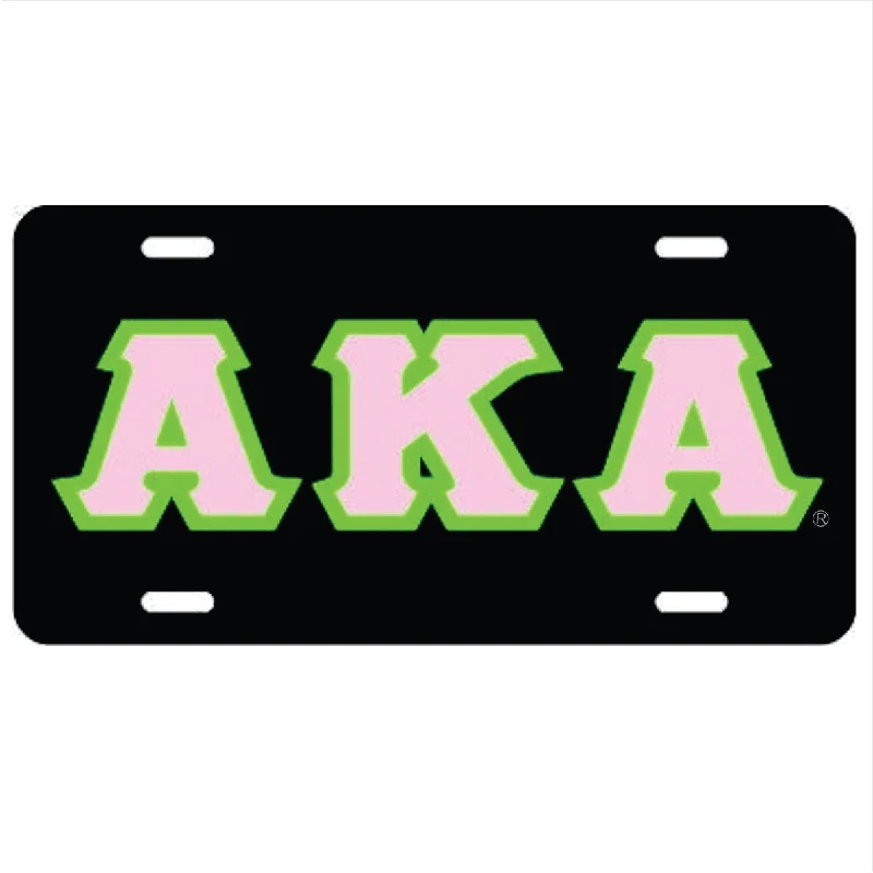 AKA Auto Tag Black/Pink/Green