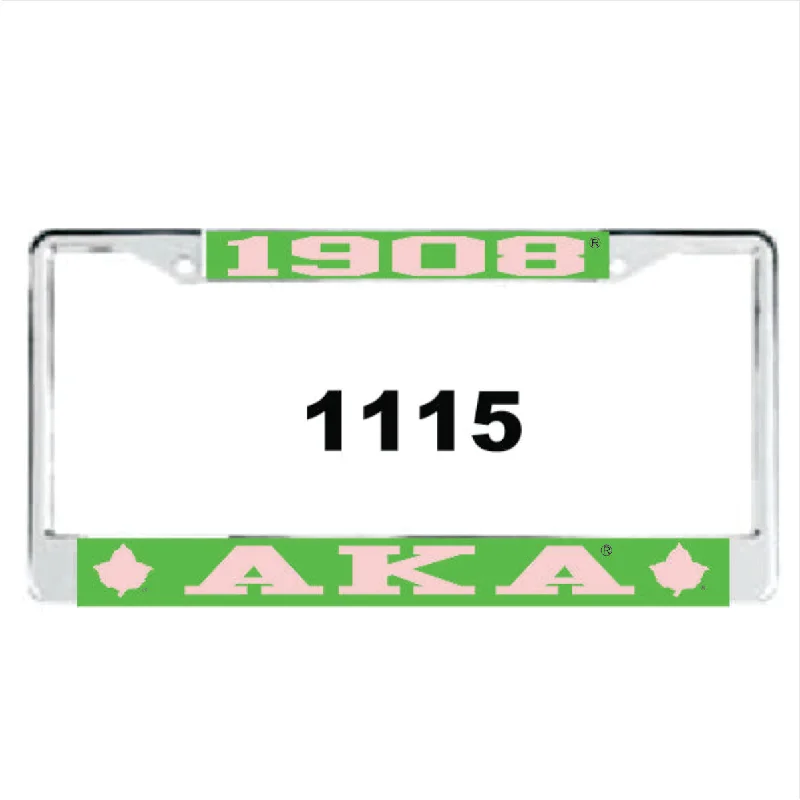 AKA 1908 Ivy Auto Frame Green/Pink