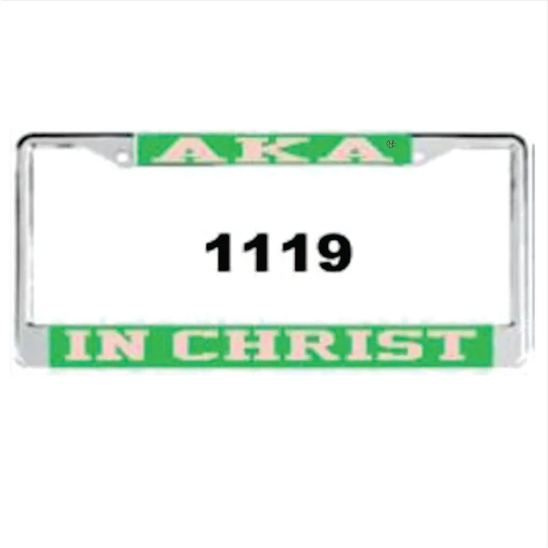 AKA In Christ Auto Frame Green/Pink