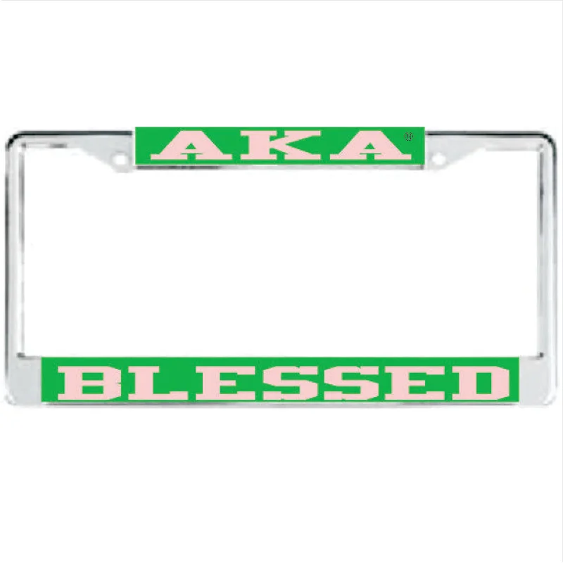 AKA Blessed Auto Frame Green/Pink