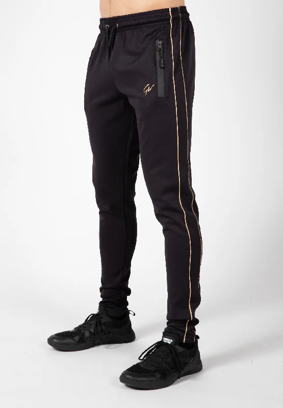 Wenden Track Pants - Black/Gold