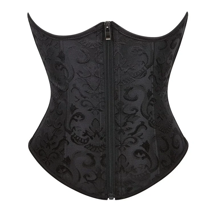 Women's Gothic Embossing Lace-up Underbust Corset