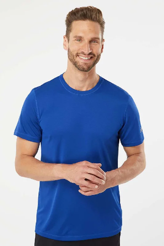 Adidas Mens UPF 50+ Short Sleeve Crewneck T-Shirt - Collegiate Royal Blue