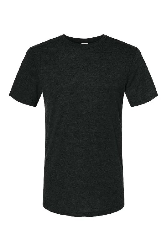 Augusta Sportswear Mens Short Sleeve Crewneck T-Shirt - Heather Black