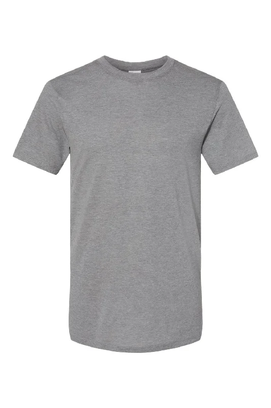 Augusta Sportswear Mens Short Sleeve Crewneck T-Shirt - Heather Grey