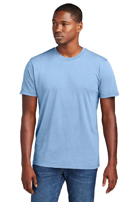 District Mens District Wash Short Sleeve Crewnect T-Shirt - Heritage Blue - New