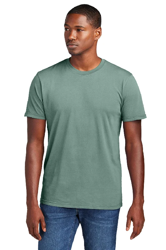 District Mens District Wash Short Sleeve Crewnect T-Shirt - Sage Green - New