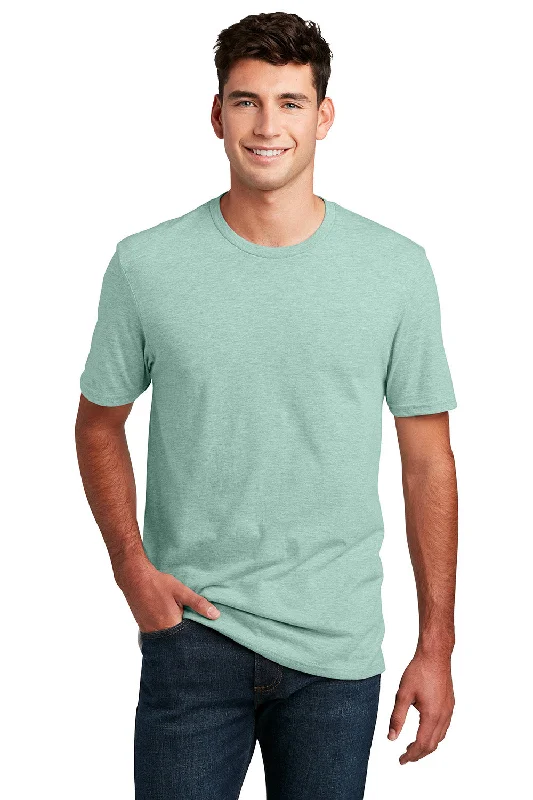 District Mens Perfect Blend Short Sleeve Crewneck T-Shirt - Heather Dusty Sage Green