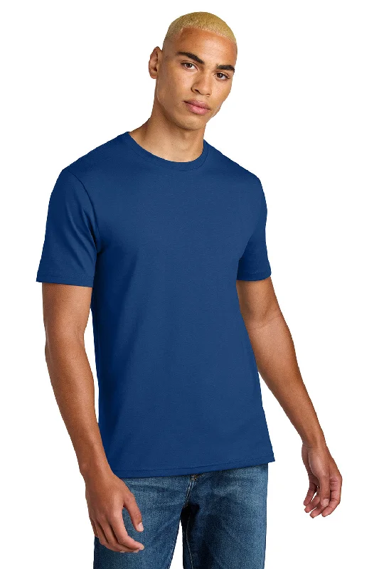 District Mens Perfect Weight Icon Short Sleeve Crewneck T-Shirt - Deep Royal Blue - New