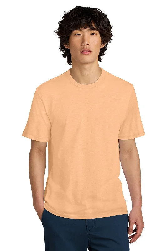 District Mens Perfect Weight Short Sleeve Crewneck T-Shirt - Apricot Orange