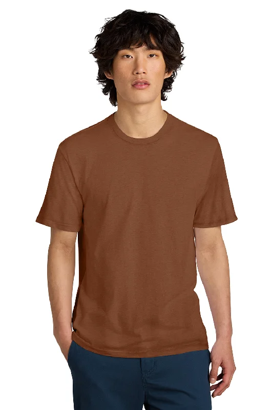 District Mens Perfect Weight Short Sleeve Crewneck T-Shirt - Baked Clay Brown